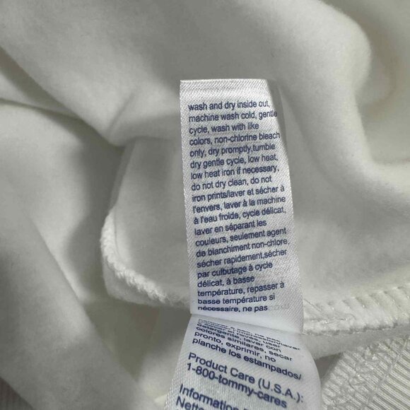 Tommy Hilfiger Logo Crewneck Casual Preppy Mens Sweatshirt Medium - Picture 9 of 10